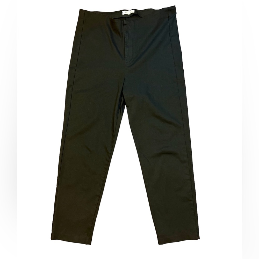 Madewell Womens Fraser Slim Pants Black Dress Pant Stretch Plus Size 34